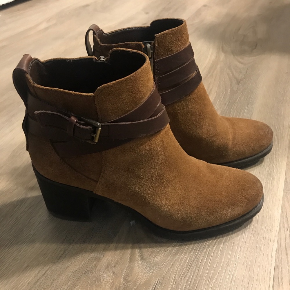 Sam Edelman Brown Suede Booties